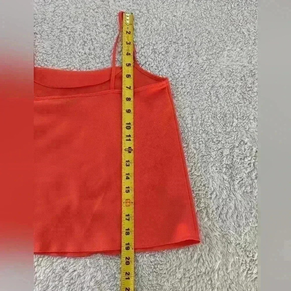 FREE WITH BUNDLE Tank Crop topshop petite size 4 red loose fit ! - Picture 3 of 5